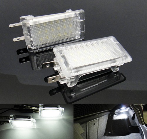 Led interior glove box - box, roof